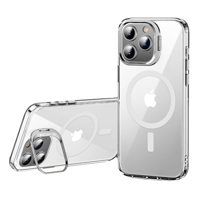 新品　iPhone 15 ケース MagSafe対応 耐衝撃 マグネット 隠しスタンド内部に スマホケース 傷防止背面 薄型 軽量 磁気 マット半透明 アイホン15 ケース 用 6.1インチ