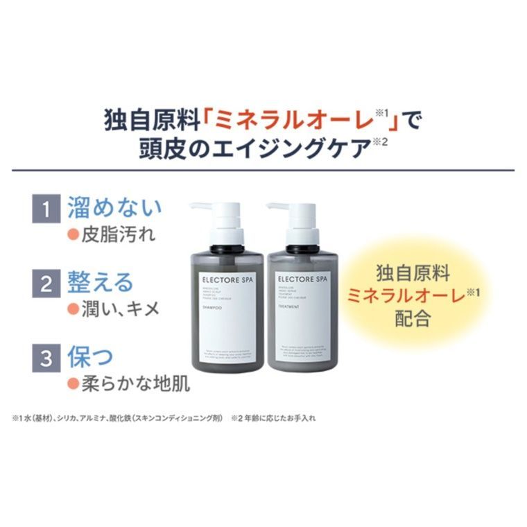 エレクトーレ ミネラルオーレ プースデシュヴゥー シャンプー