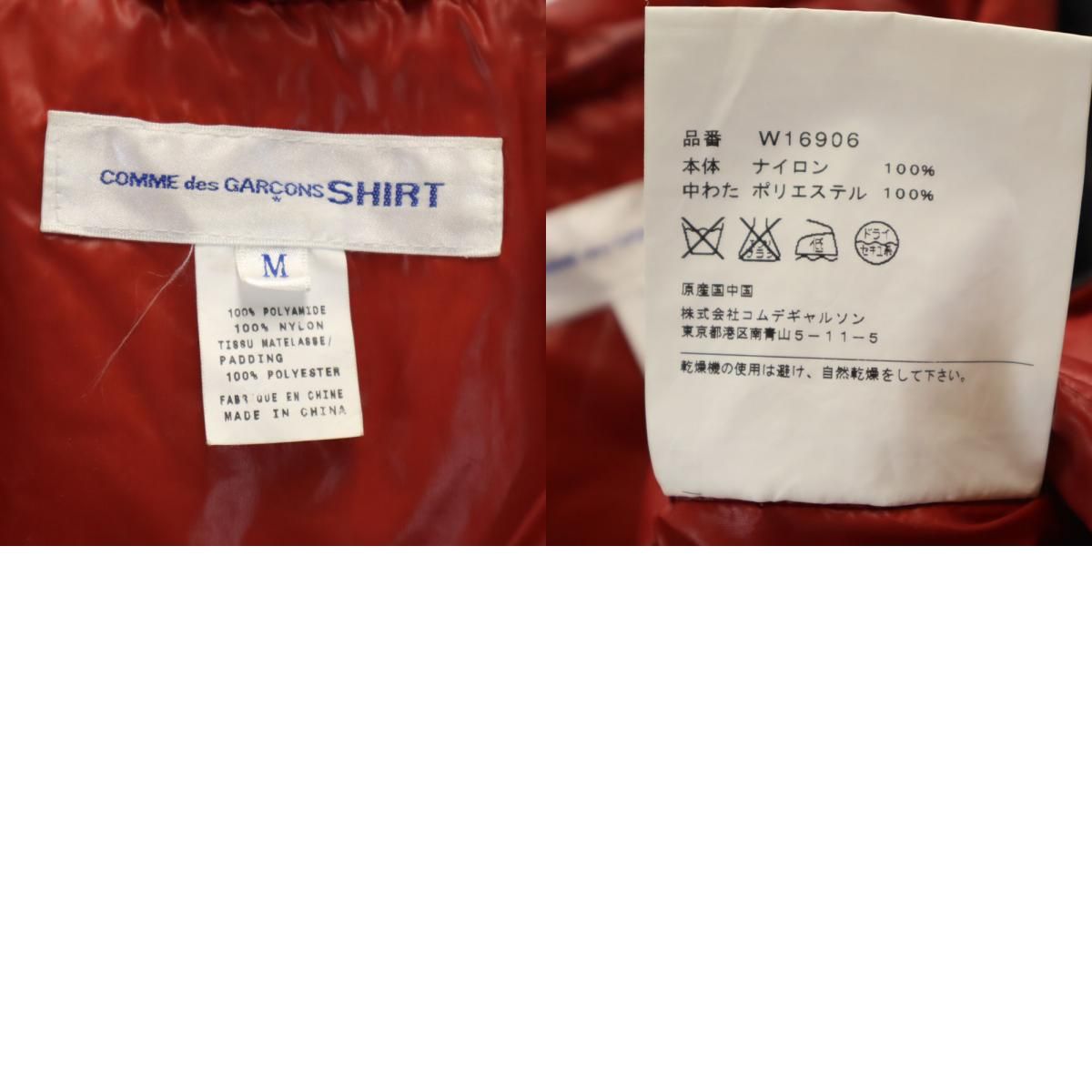 コムデギャルソンシャツ リバーシブル 中綿ベスト M COMME des GARCONS