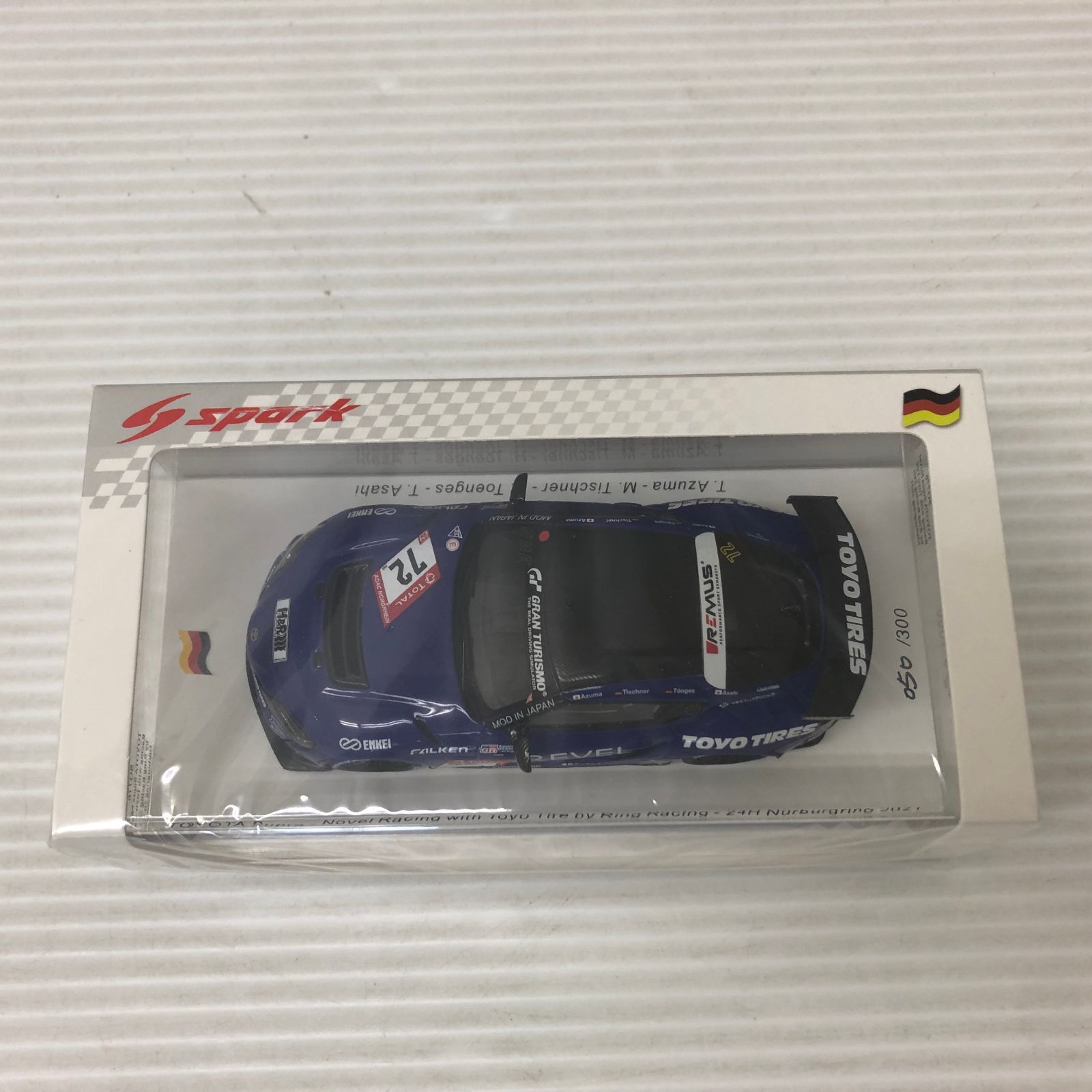 スパーク 1/43 トヨタ スープラ #72 ニュルブルクリンク24H 2021 スパーク 1/43 トヨタ スープラ #72 ニュルブルクリンク24H 2021