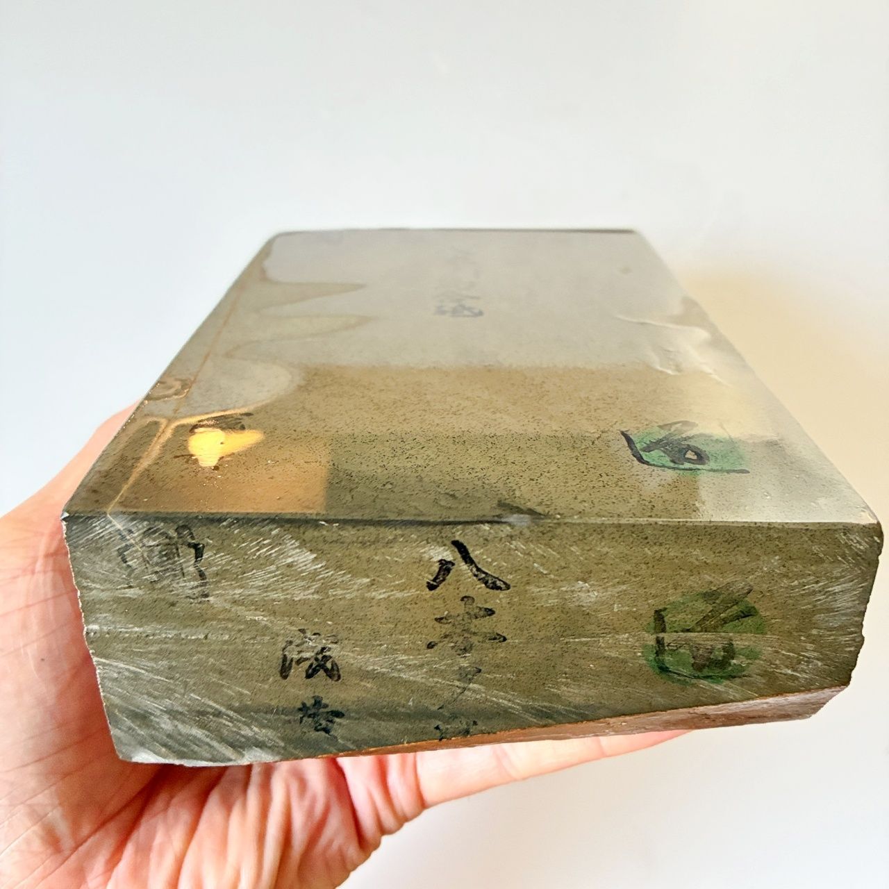 2650g 浅黄 八木ノ島合砥 正本山 京都 天然砥石