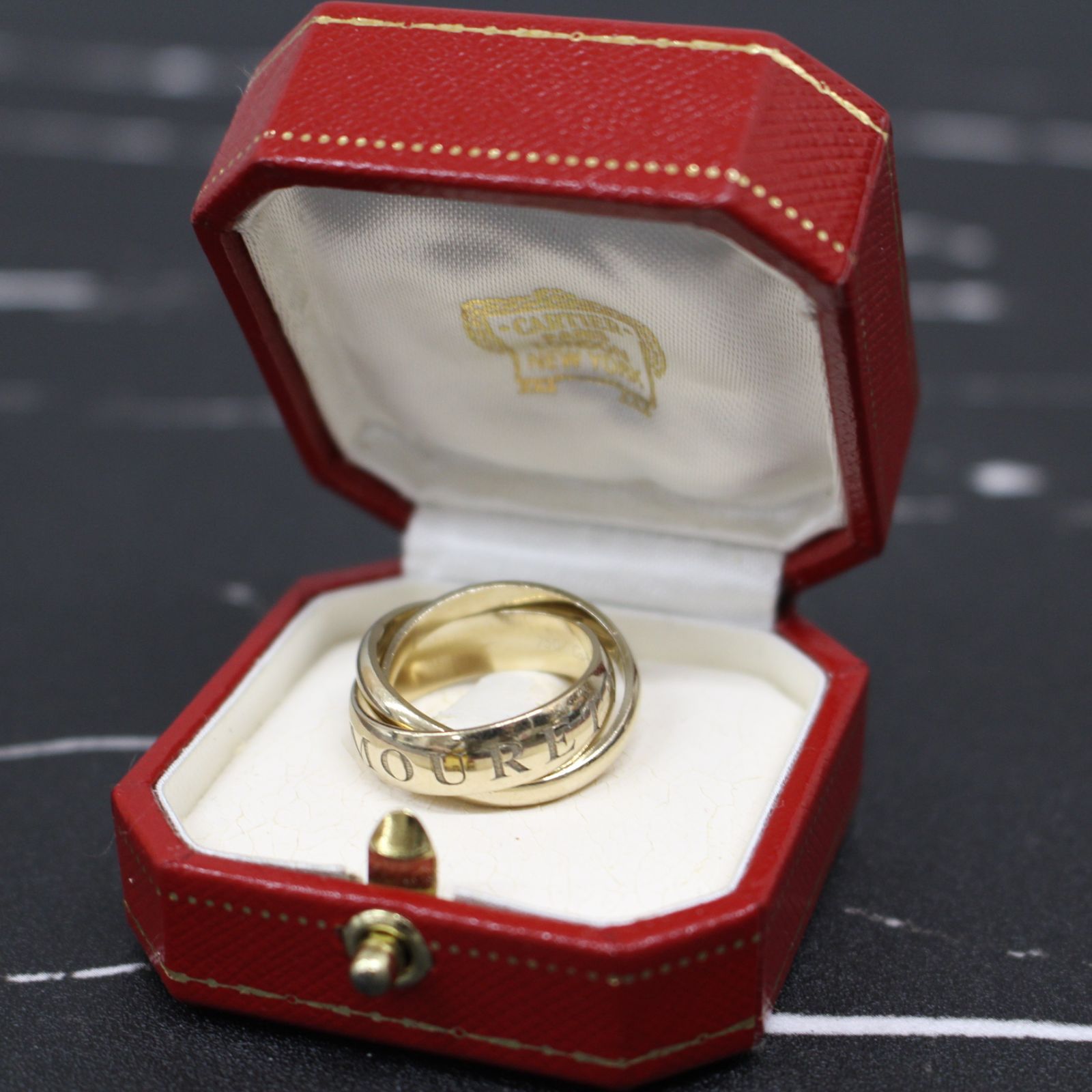 QS1088)【24日まで出品/限定品/希少】Cartier/カルティエ トリニティ 