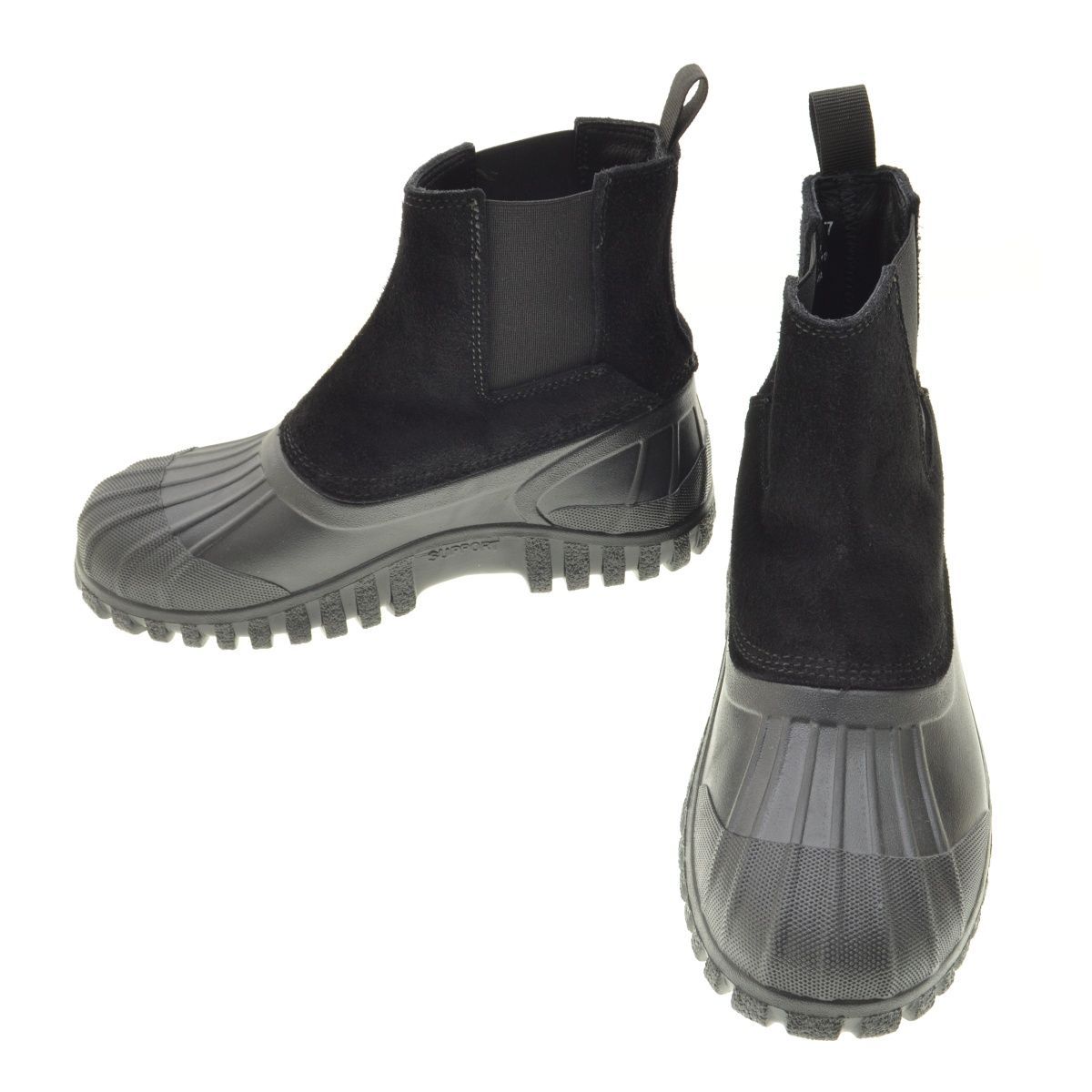 37【DIEMME】BALBI / BLACK SUEDE サイドゴア ビーン スエード 