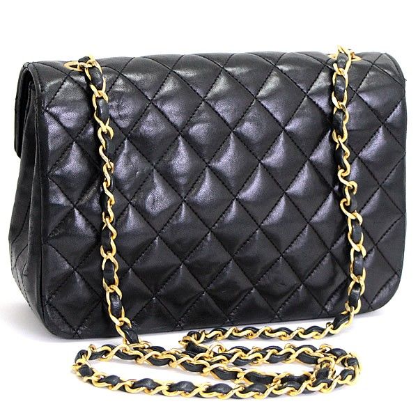 シャネル CHANEL マトラッセ シングルフラップ ラム ショルダーバッグ シャネル CHANEL ヴィンテージ マトラッセ シングルフラップ