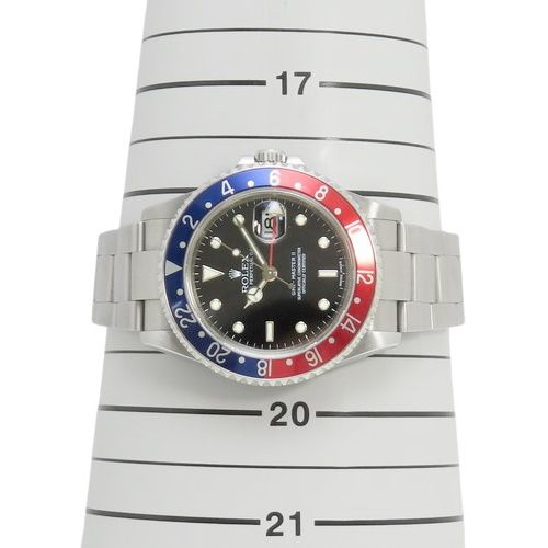 保証書付】ロレックス 16710 GMT Master Ⅱ SS ステンレス D番(2005年  