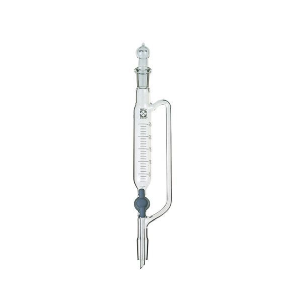 柴田科学 SPC分液ロート 圧力平衡側管 PTFEコック付 25mL 0302