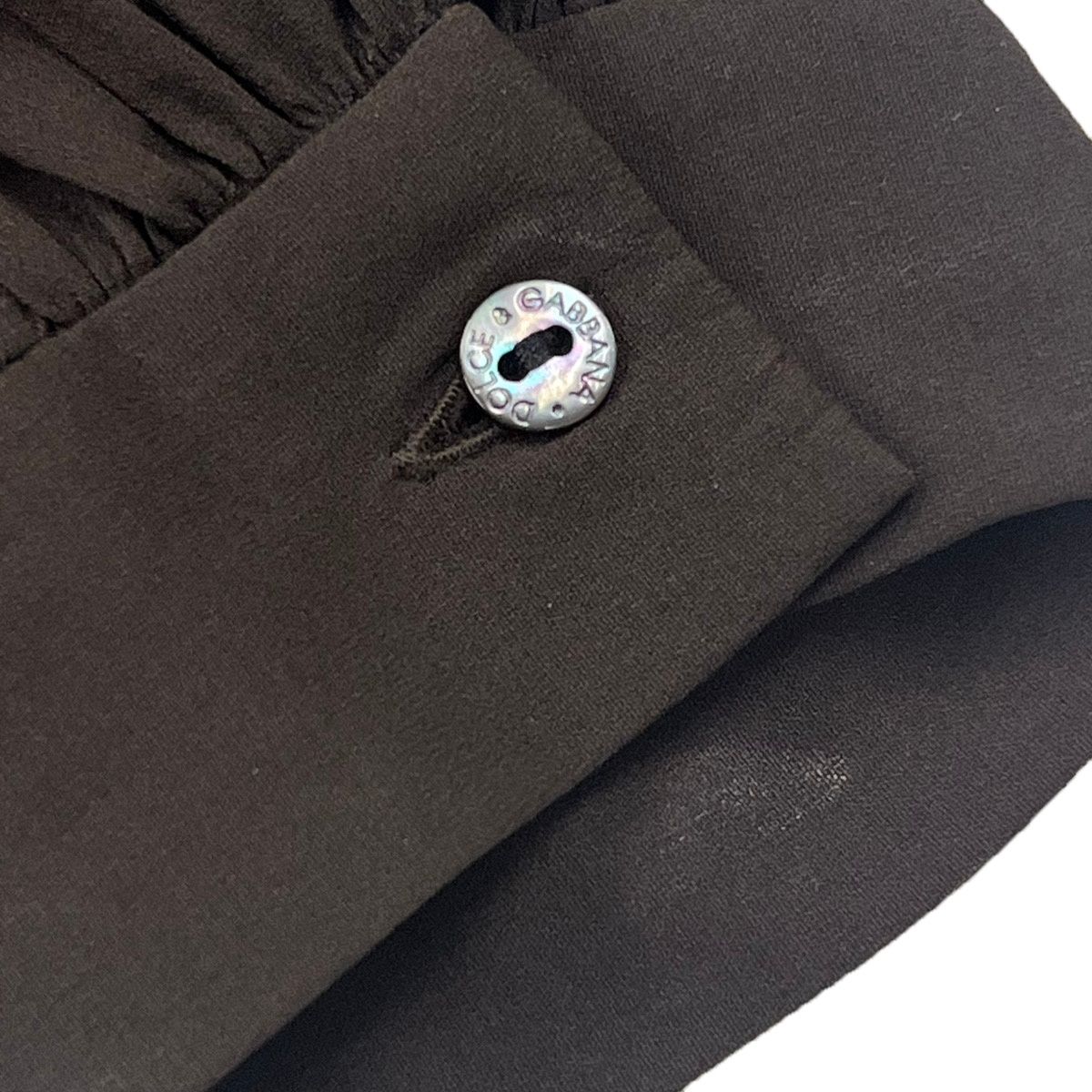 DOLCE&GABBANA ドルチェ＆ガッバーナ レース装飾シルクプルオーバー  