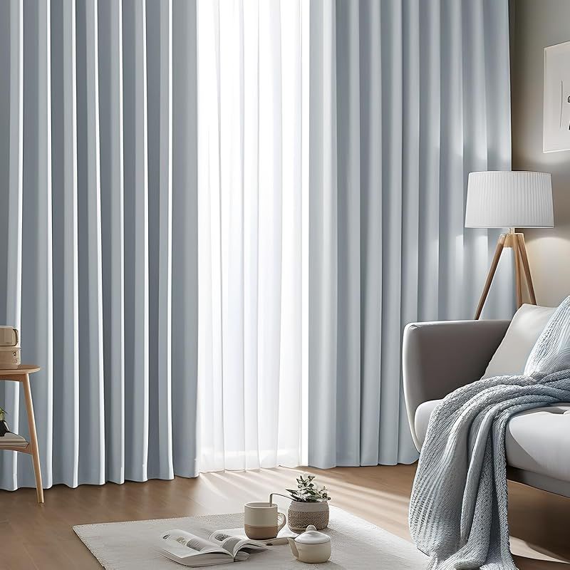 AZRA カーテン 4枚セット 遮光 1級 99.9%以上 幅100cm×丈200cm 縦