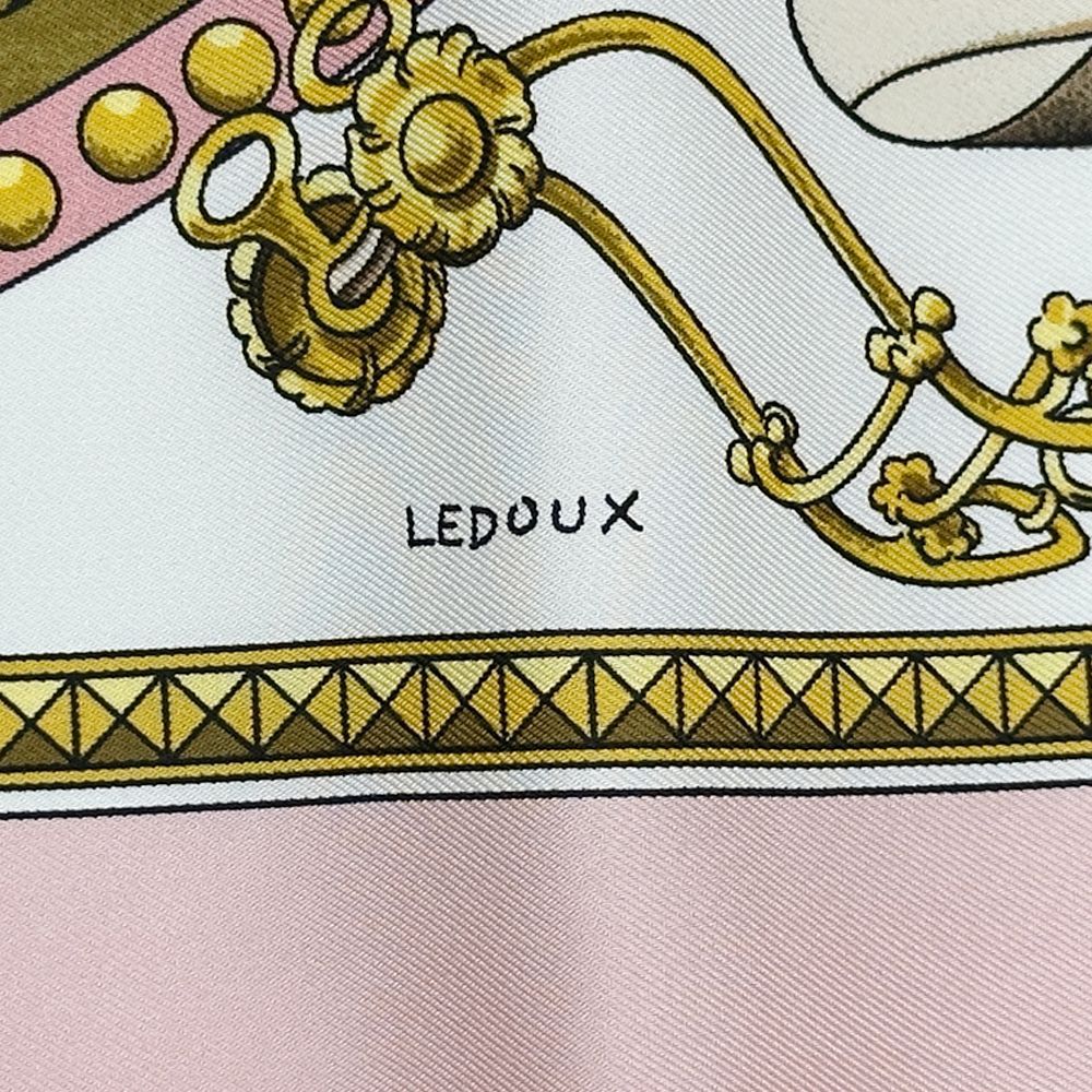 エルメス HERMES スカーフ カレ90 PRESENTATIONAL DE CHEVAUX 馬
