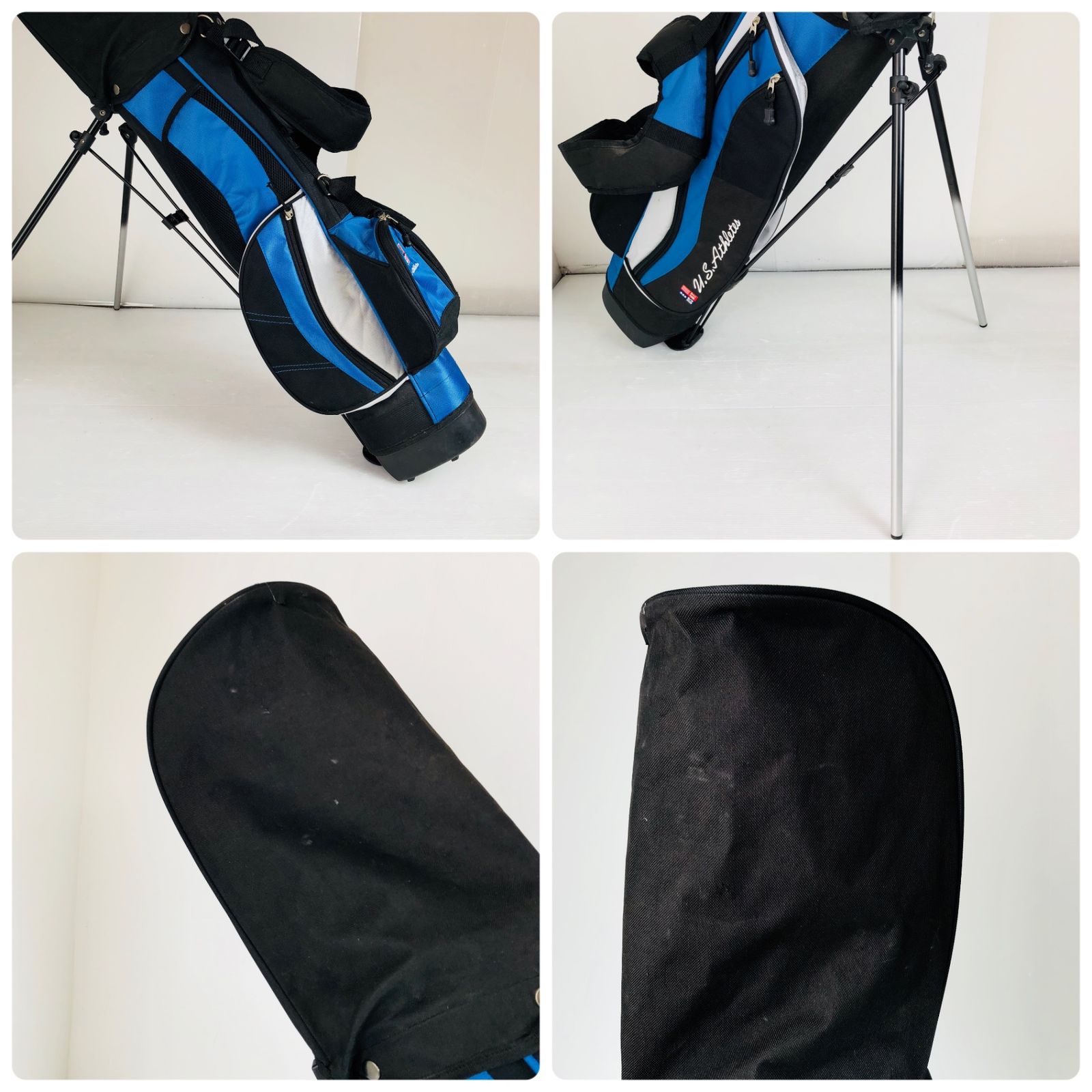 送料無料・30日間返品無料。 ジュニア U.S.Athletes USアスリート ゴルフ クラブ セット 子供 入門 バッグ付き 右利き パター付 Y-77