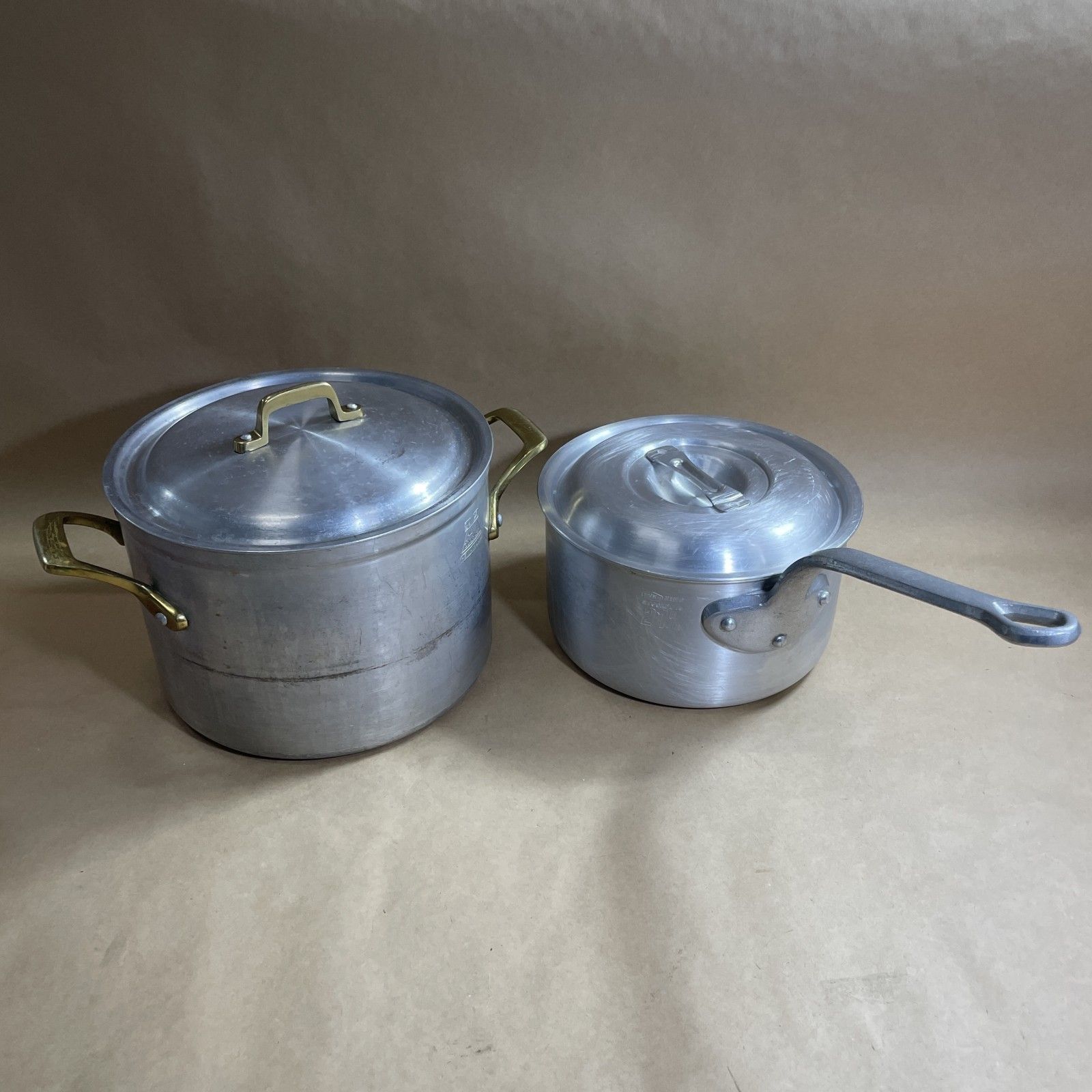 ☆ アルミ製 調理器具 2点 まとめ商品 平和アルミ 24㎝寸胴鍋 コイヌ印