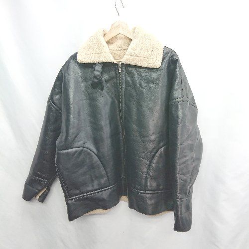 ◇ ⊇ W.W.G フェイクムートン 長袖 ムートンジャケット サイズF  