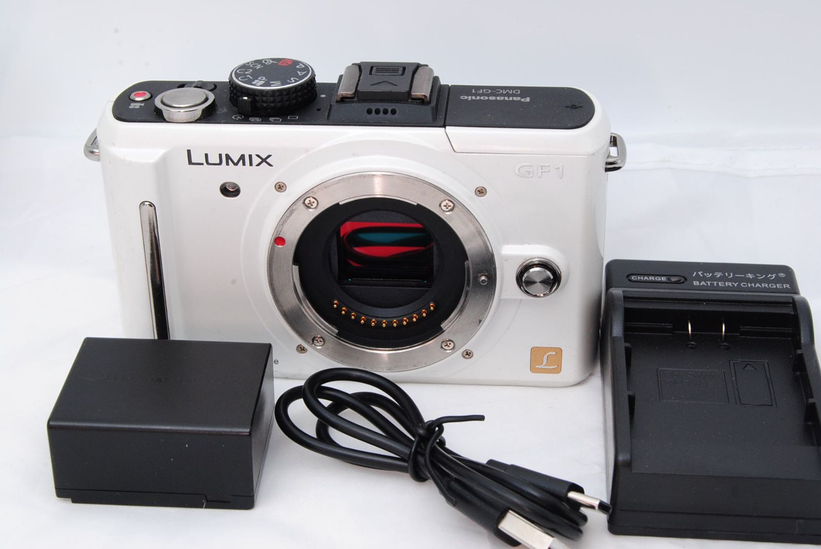 カメラ Panasonic LUMIX DMC-GF1 ボディ ホワイト