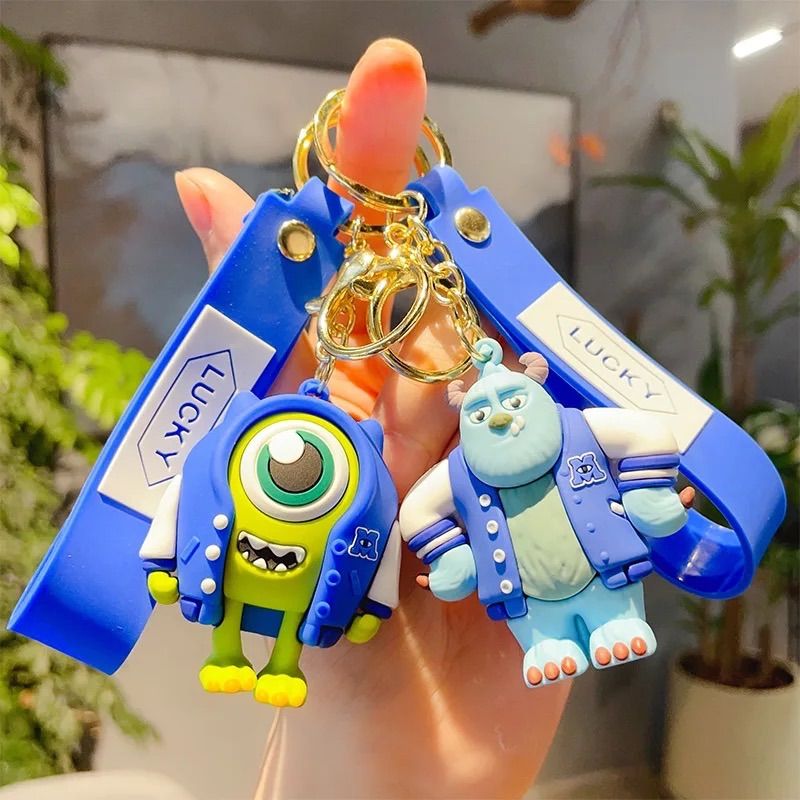 ディズニー Disney モンスターズインク マイク サリー 3Dラバー