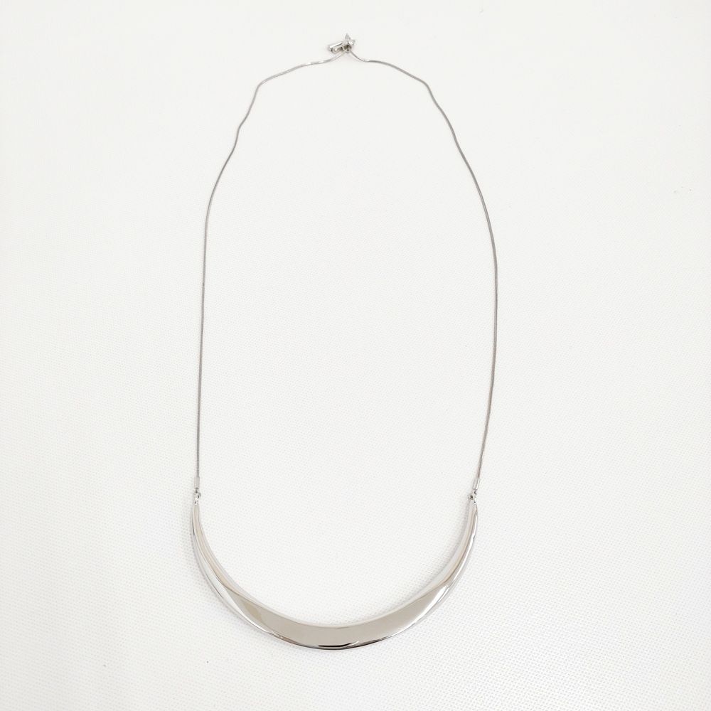 GRACE CONTINENTAL メタルカーブチョーカー 定26400円 0325191506 ネックレス 25SS シルバー レディース グレースコンチネンタル 5-0916G♪