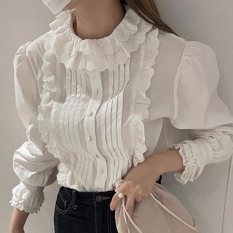 bibiy フリルブラウス BARBY FRILL BLOUSE