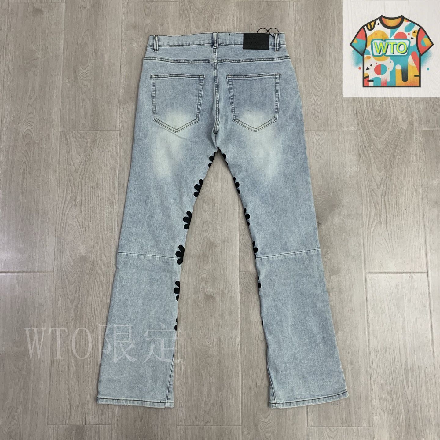 パンツ LOSTSHDWS LOGO JEANS 今日WTO】LOSTSHDWS LOGO JEANS デニムロングパンツ-LO31 - メルカリ