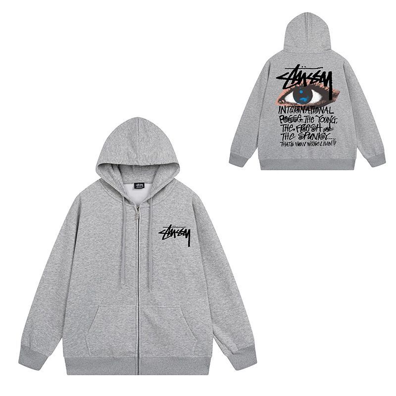 新品未使用」STUSSY トップス スウェットパーカー コートフード付き ジャージ 厚手 メンズ レディース 長袖 アウター 秋服 冬服 裏起毛 ジップ パーカー 保温 防寒 ステューシー ファスナー カジュアル トップス スウェット 男女兼用 通勤 通学 - メルカリ