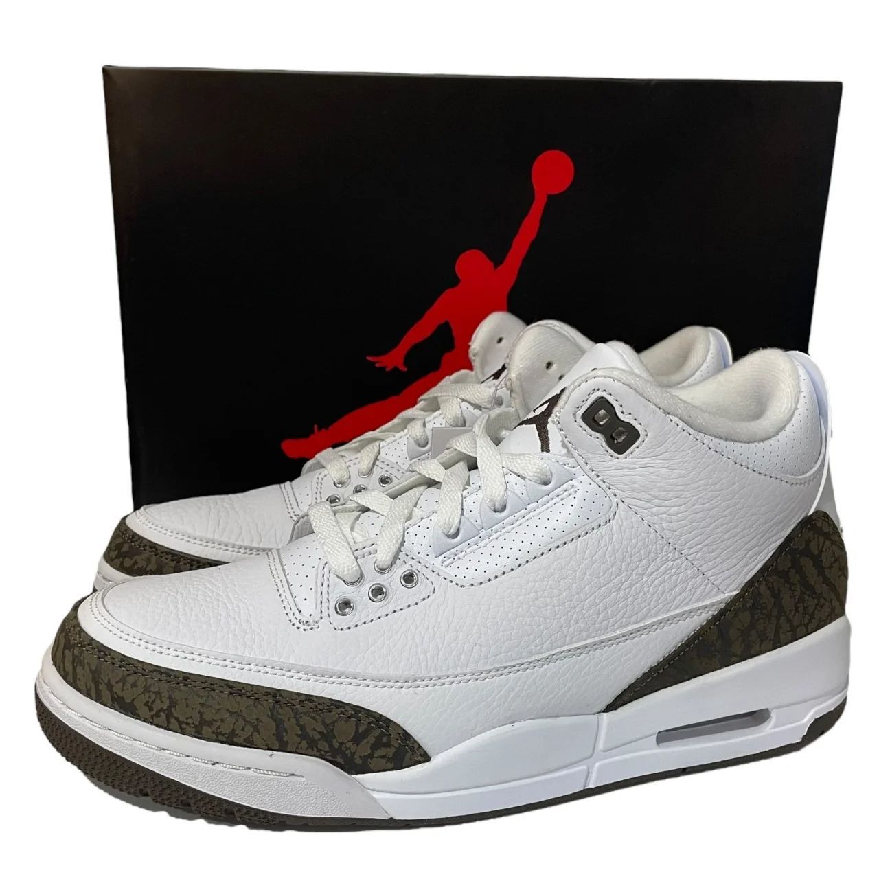 新品 18年 NIKE AIR JORDAN 3 RETRO MOCHA 白茶 US9.5/27.5cm ナイキ 