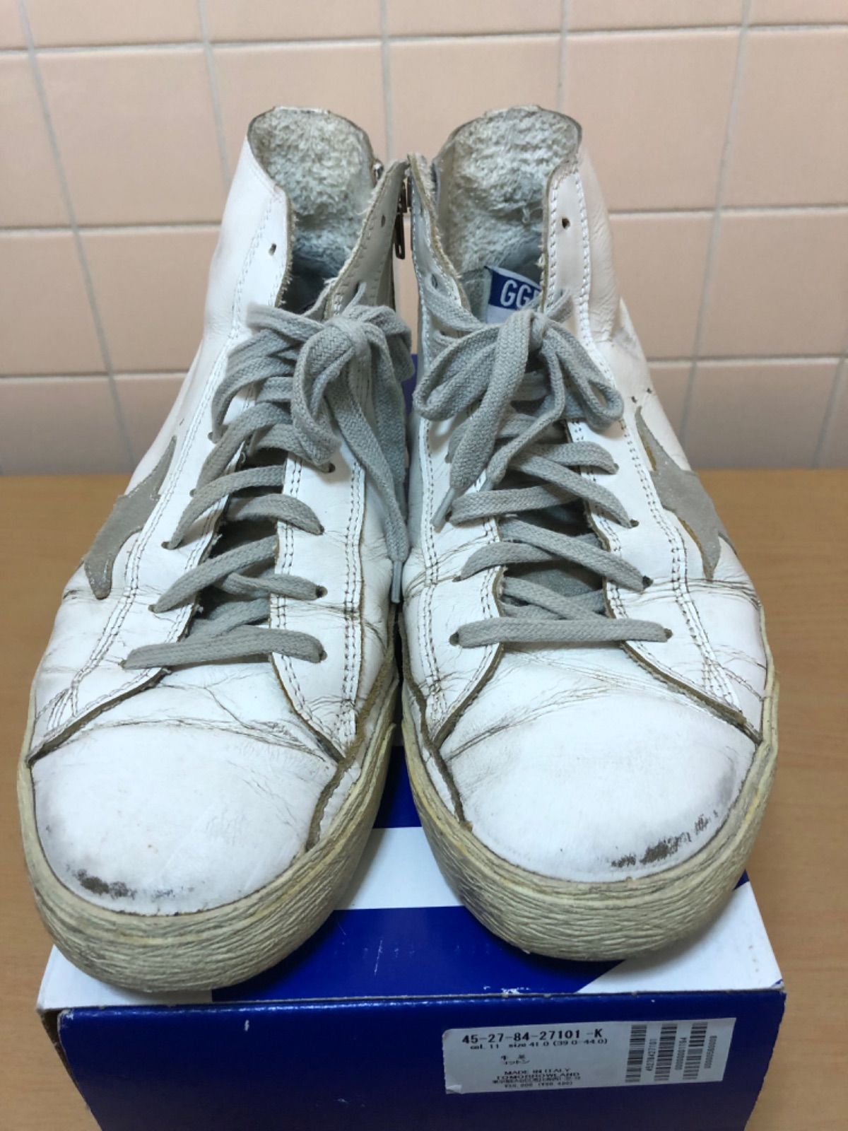 GOLDEN  ハイカット スニーカー GCOWS591 G3 ヴィンテージ GOLDEN GOOSE ハイカット スニーカー GCOWS591 G3 ヴィンテージ