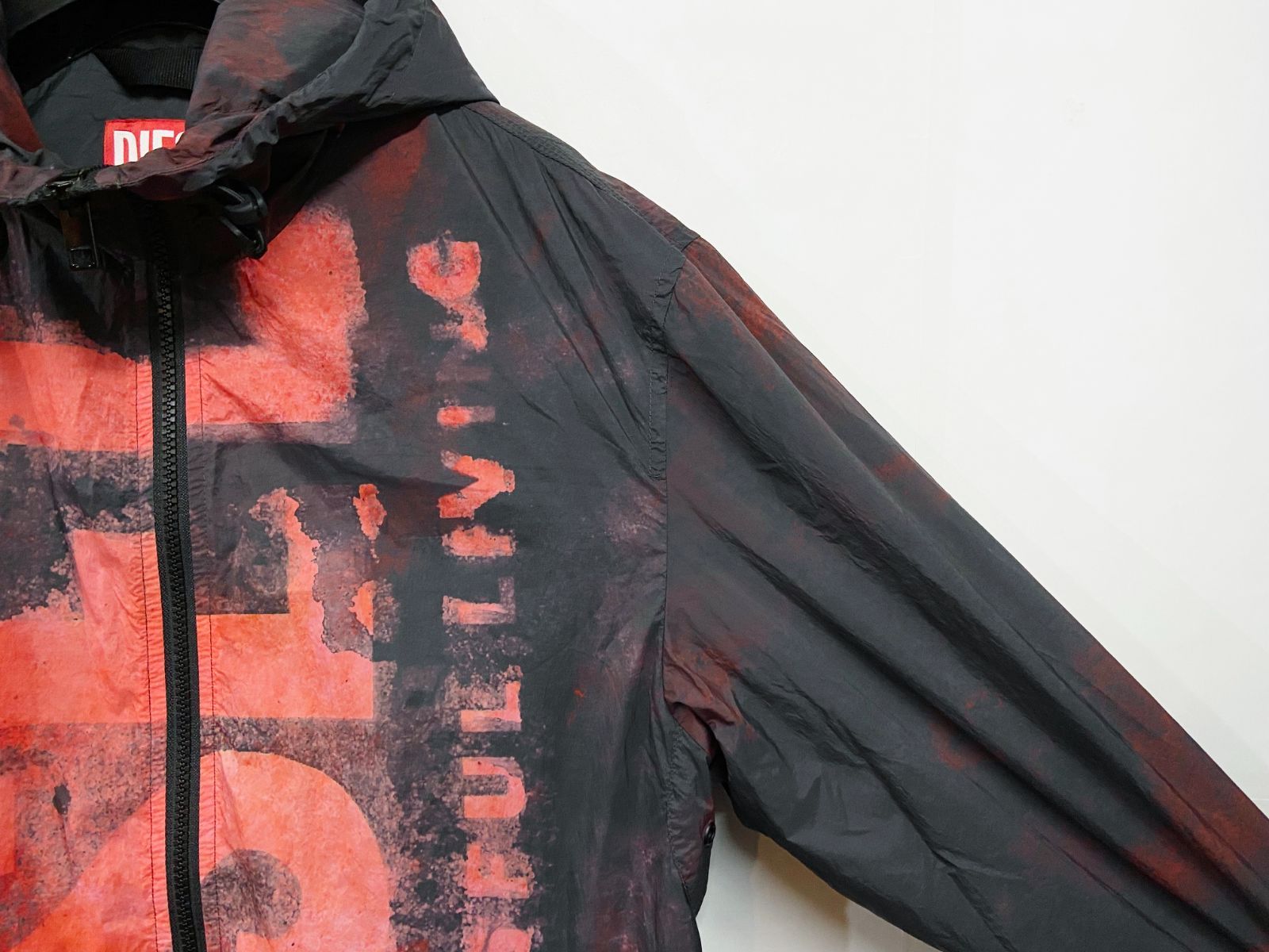 DIESEL J-WARRETT-LOGO JACKET ナイロンジャケット セール】メンズ ジャケット J-WARRETT-LOGO-LOGO（ナイロン