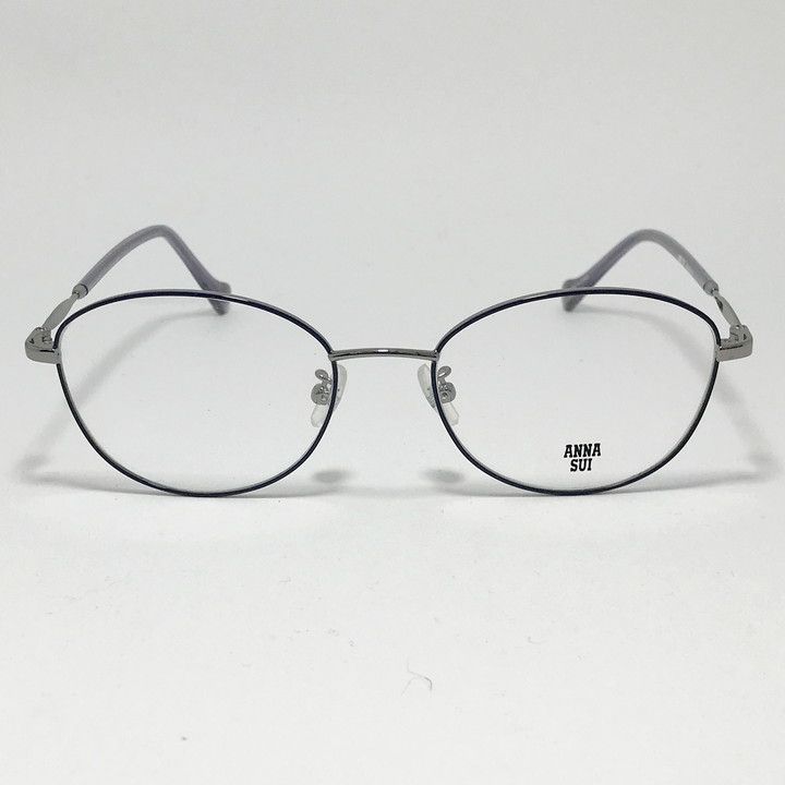 ANNA SUI アナスイ レディース 眼鏡 メガネ フレーム サングラス 60-9020-3 51サイズ度付可 ネイビー