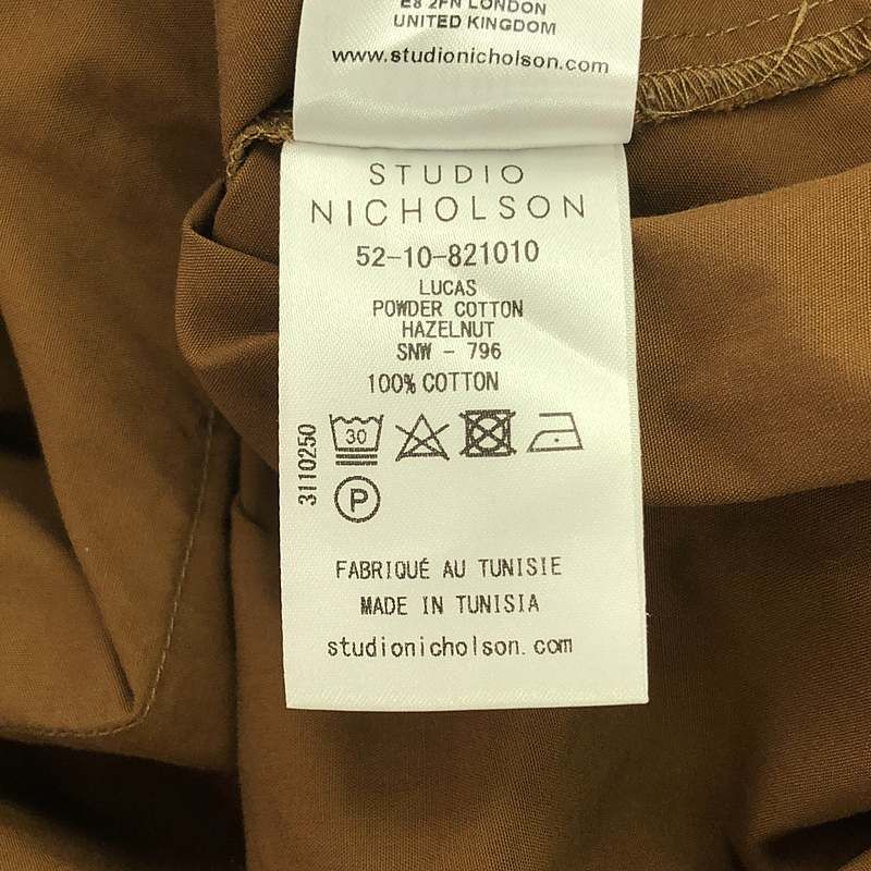 Studio Nicholson / スタジオニコルソン | 2022SS | LUCAS COTTON