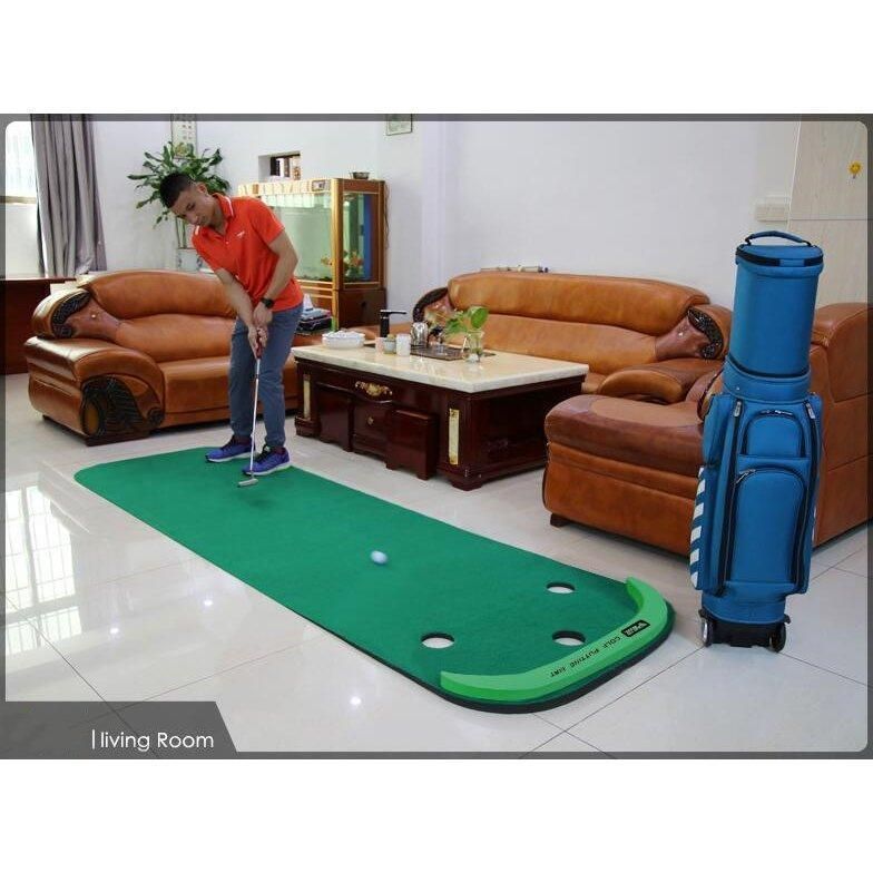 送料無料！ ゴルフ用 パター練習マット A Bタイプ パッティングフィールド 上達 収納 スコアアップ 家庭用 プレゼント 激安で季節を先取り。