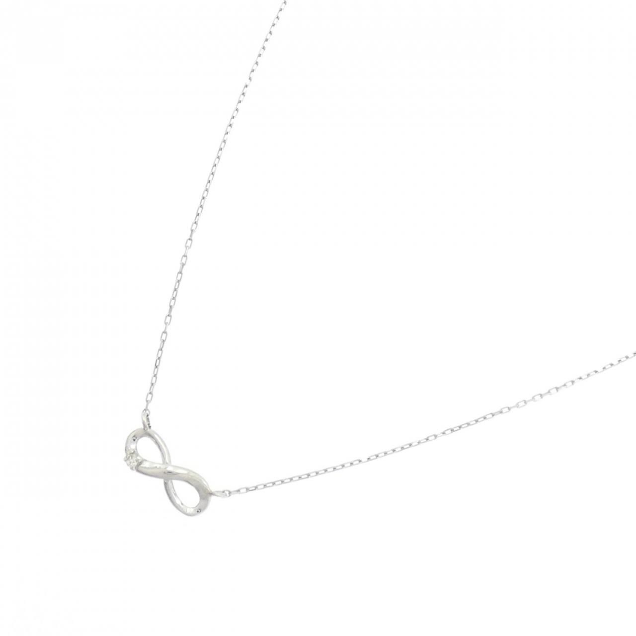 PT900/PT850 ダイヤモンド ネックレス 0.01CT - メルカリ
