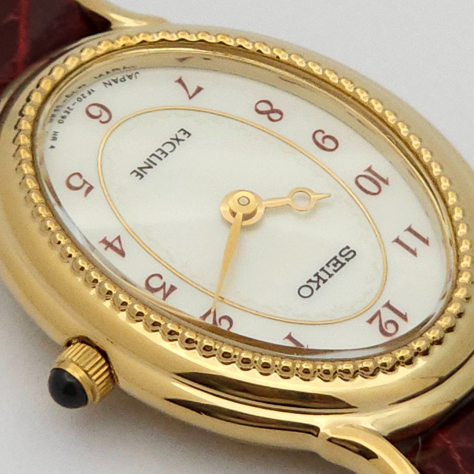 SEIKO エクセリーヌ 1F20-6A4A 時計 楽天市場】セイコー 1F20-6A4A エクセリーヌ 腕時計 GP/革