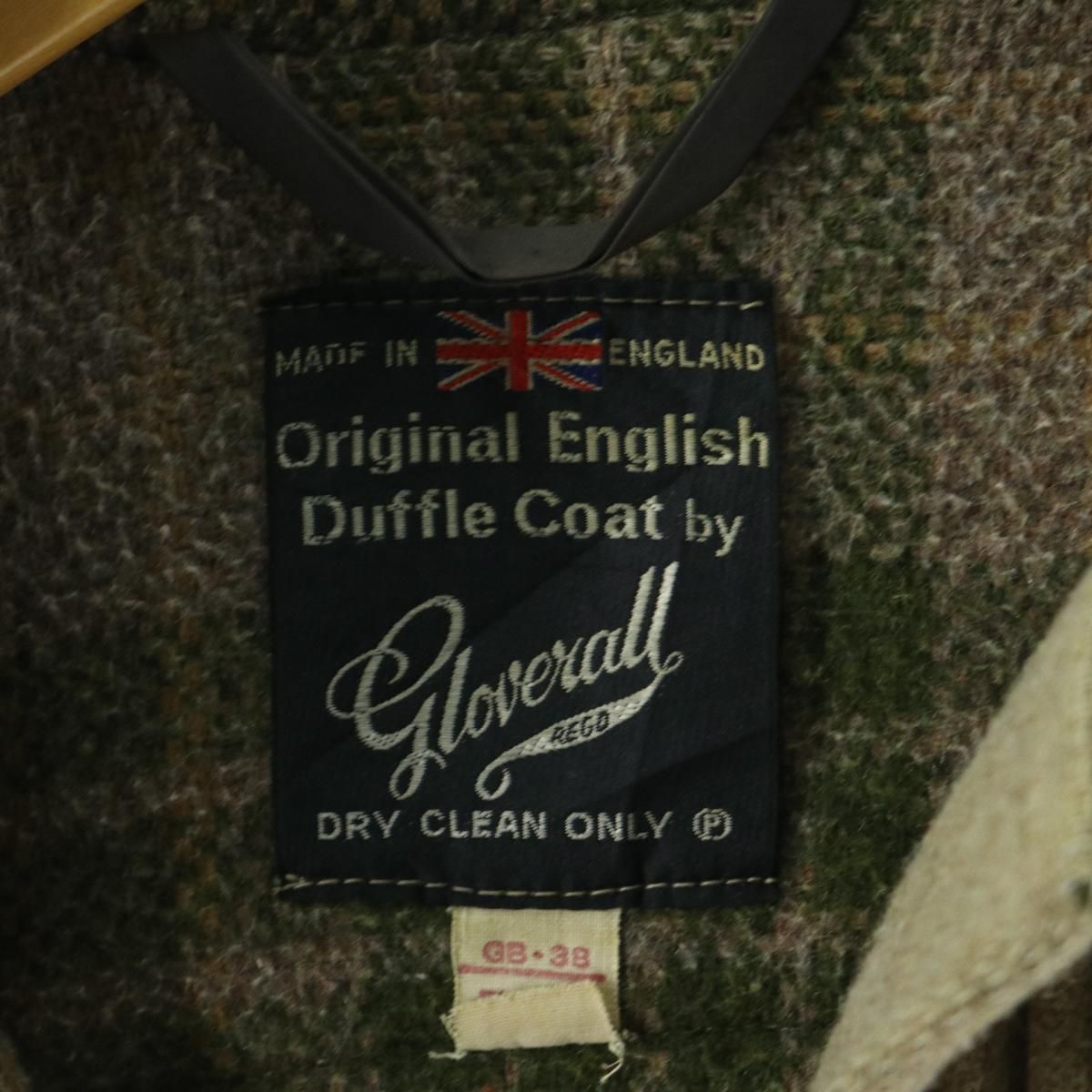 70年代 グローバーオール GLOVERALL ダッフルコート 英国製 38