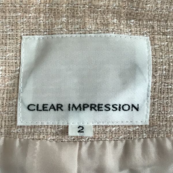 日本製☆クリアインプレッション/CLEAR IMPRESSION☆ツイード/ノー