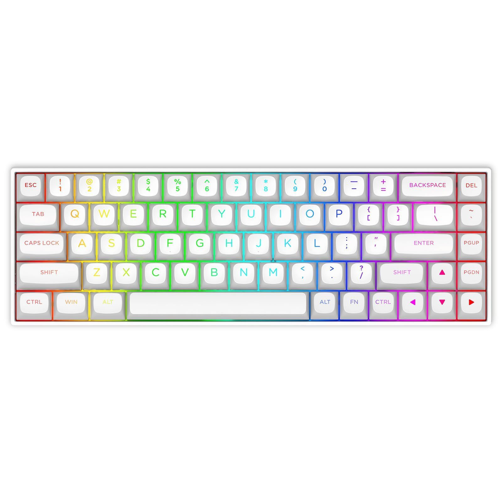 e元素 Hz-68ラピッドトリガーメカニカル式ゲーミングキーボード 60%ワイヤードキーボード 調整可能アクチュエーション マグネットスイッチ ポーリングレート8000Hz RGBバックライト PCゲーマー