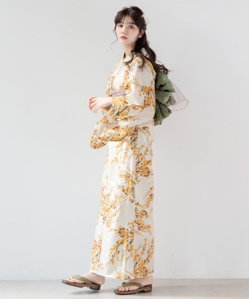 古典オレンジユーム】Dita ディータ 浴衣 5点セット レディース 親子