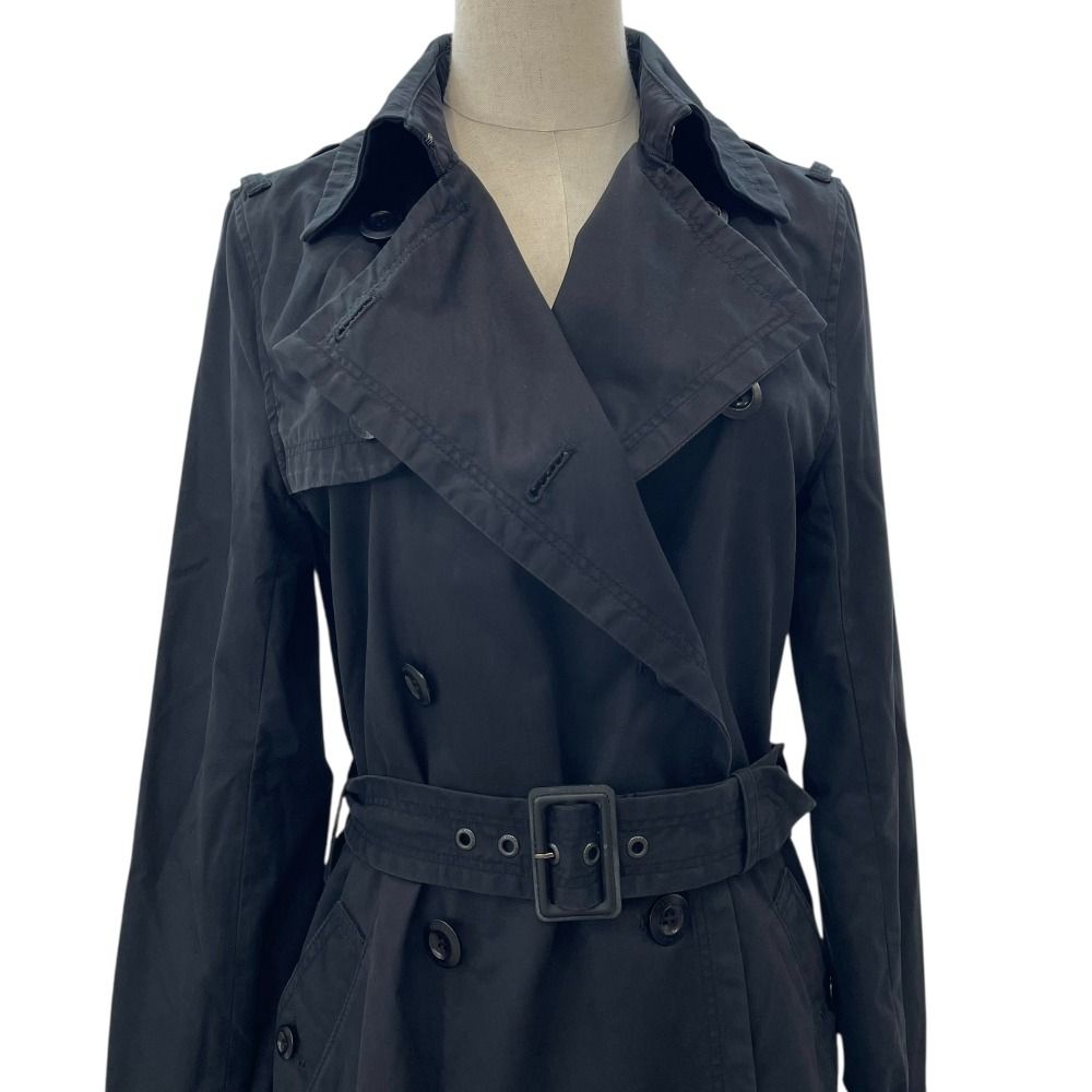 ブラック ダブルブレスト コート 38 ウール ダブルブレストコート - ブラック | ZARA Japan / 日本