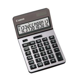 【新品・2営業日で発送】CANON キャノン 12桁 ビジネス向け電卓　シルバー　JPN SOB(KS-1220TU-SL)