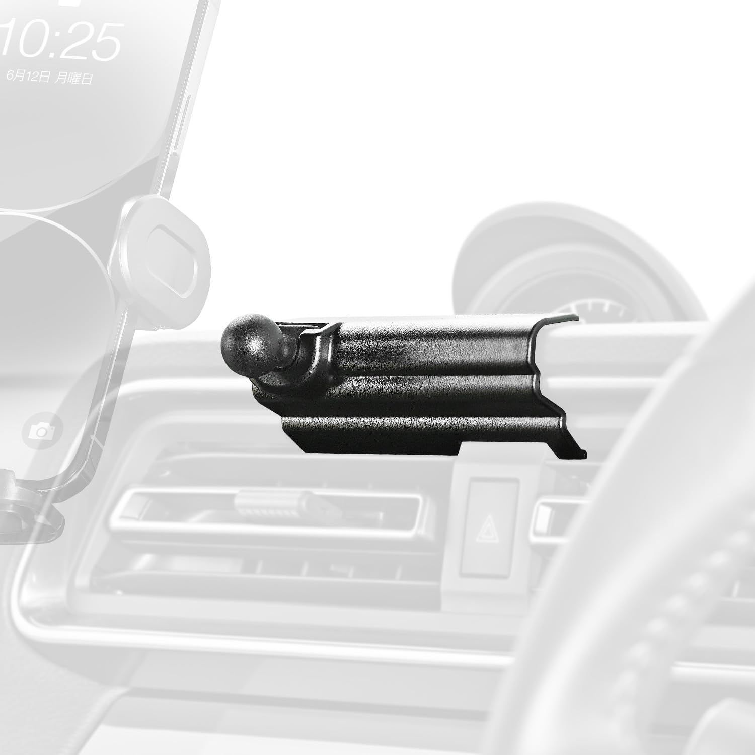 【在庫処分】日産フェアレディZ 5BA-RZ34専用 マウント単品 車種専用用品 IMP199 ブラック スマホホルダー セイワSEIWA マウント単体 専用設計