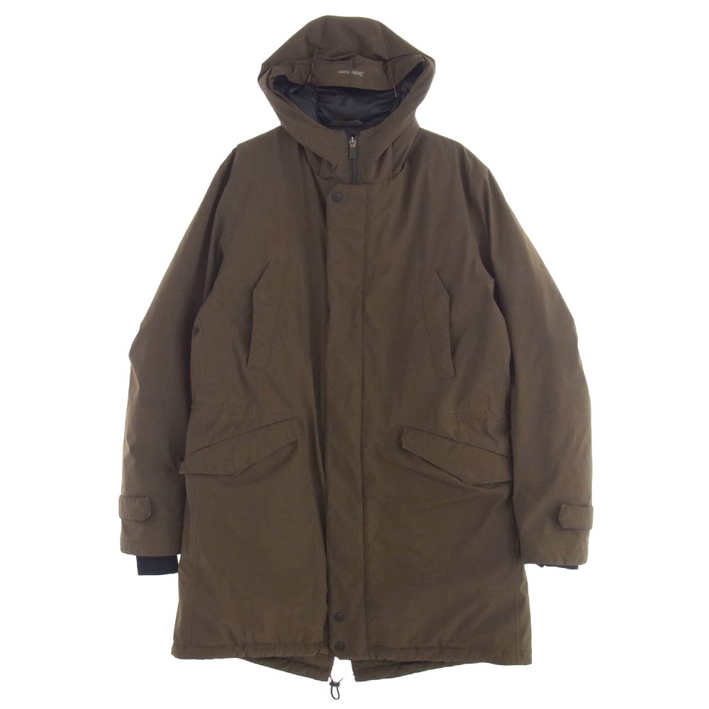 Herno ヘルノ 29157-27933-1 Laminar Gore-Tex ラミナー ゴアテックス ダウン フード コート ジャケット ダークブラウン系 48【中古】 Herno ヘルノ 29157-27933-1 Laminar Gore-Tex ラミナー ゴアテックス
