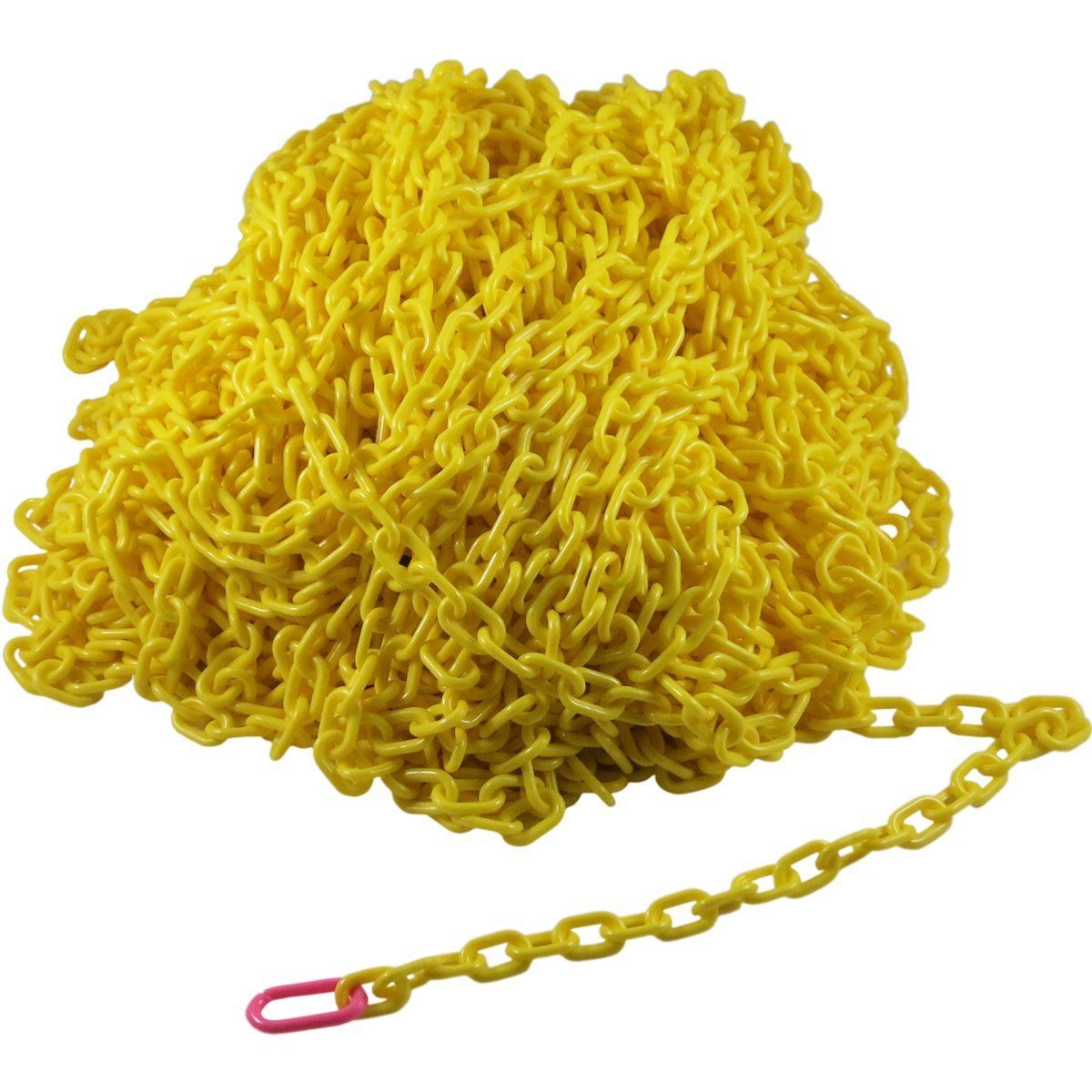#4 黄色 コンヨ (KONYO) プラスチックチェーン #4 黄色 60m