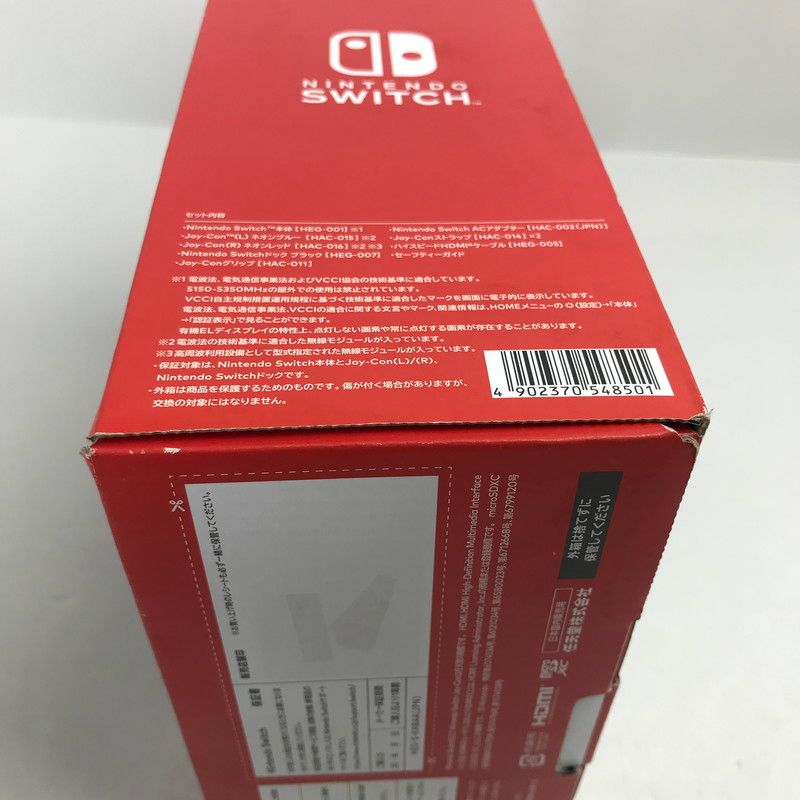  Nintendo Switch ニンテンドー スイッチ 本体 有機ELモデル Joy Con L ネオンブルー R ネオンレッド 034 251021 mh 11 fuz 本体(有機ELモデル) Nintendo Switch