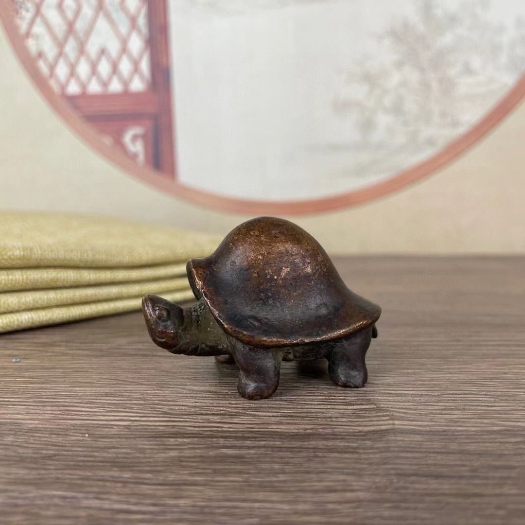 バカラ動物 亀 置物 インテリア☆美品☆金運 公式通販