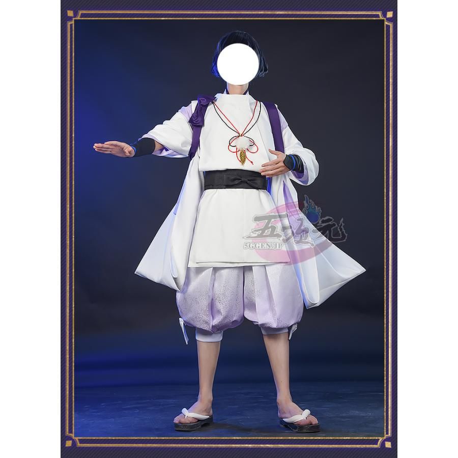 ハロウィン 五次元 基萌 原神 コスプレ スカラマシュ 傾奇者 散兵少年 神意PV 衣装 ウイッグ 追加可 BJ0923ML03 ハロウィン