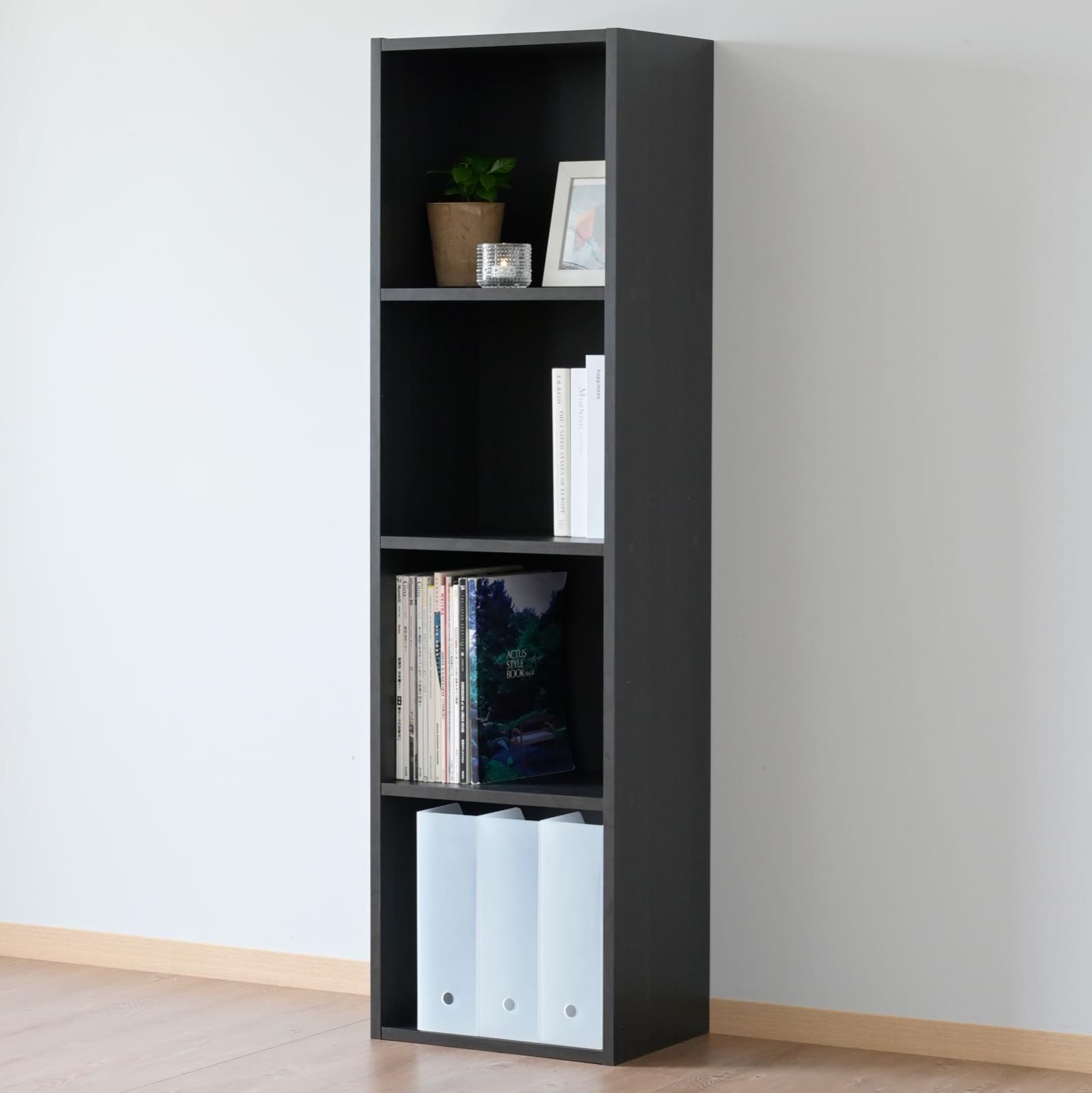 数量限定】ダークブラウン 組立品 収納 CABR-1440(DBR) 積み重ね