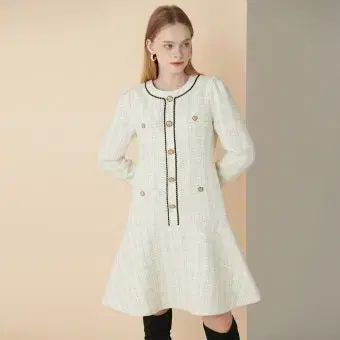 サテン SATIN 22年 ツイード ONE PIECE