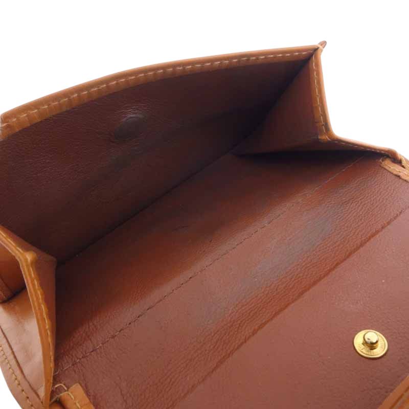 ホワイトハウスコックス 三つ折り財布 キャメル ブライドルレザー 革