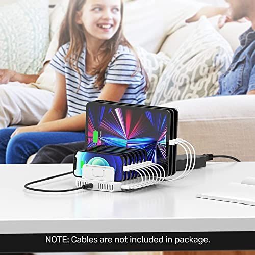 Unitek 2024電源 USB充電ステーション 10ポート QC3.0卓上充 - メルカリ