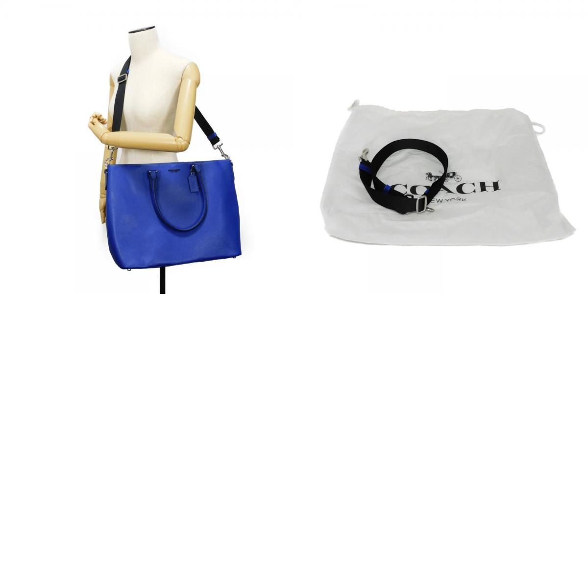 COACHコーチ ベケット ビジネス トートバッグ スポーツブルー C2842 COACH コーチ レザー ベケット ビジネス トート 2WAY ショルダー