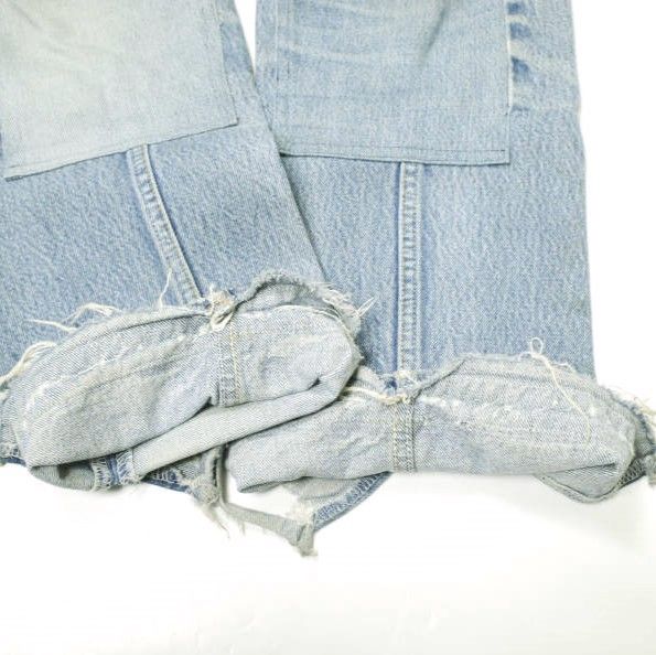 BOWWOW バウワウ 日本製 FLUX DENIM PANTS DUBBLE KNEE LEVI'Sリメイク