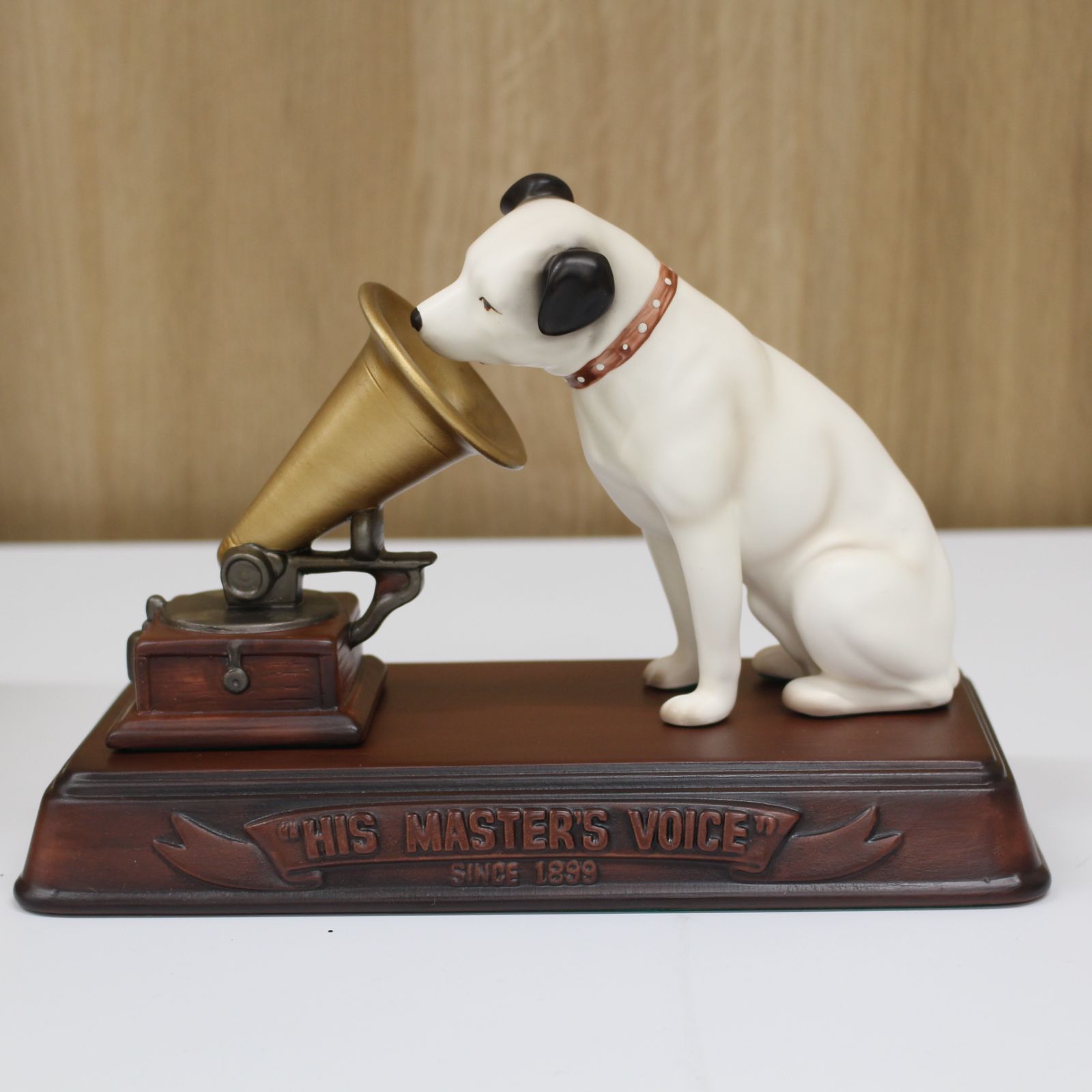 A845】Nipper HIS MASTER'S VOICE 犬 置物 - メルカリ