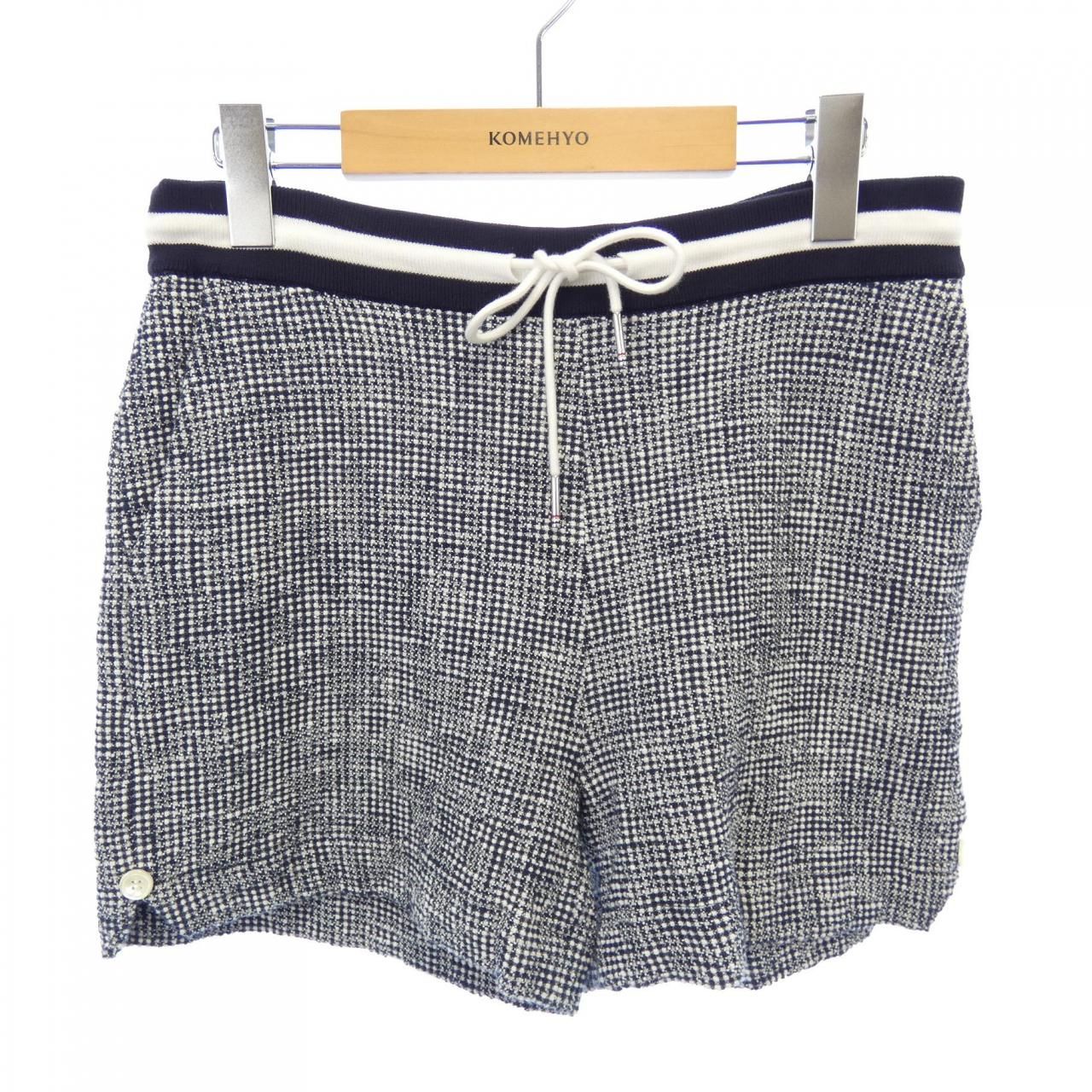 トムブラウン ショート パンツ ネイビー日本製 THOM BROWNE サイズ2 トムブラウン ネイビー ハーフパンツ 4bar ショートパンツ 2